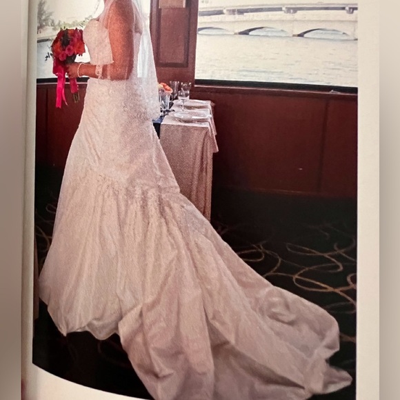 Sofia Tolli Dresses & Skirts - Sofia Tolli wedding gown in Ivory size 10 with detailed beading and crystals